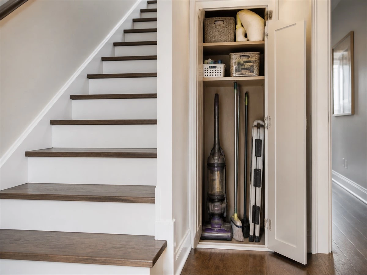 Under-Stair Storage Cabinets: Layouts, Door Types and Measurements
