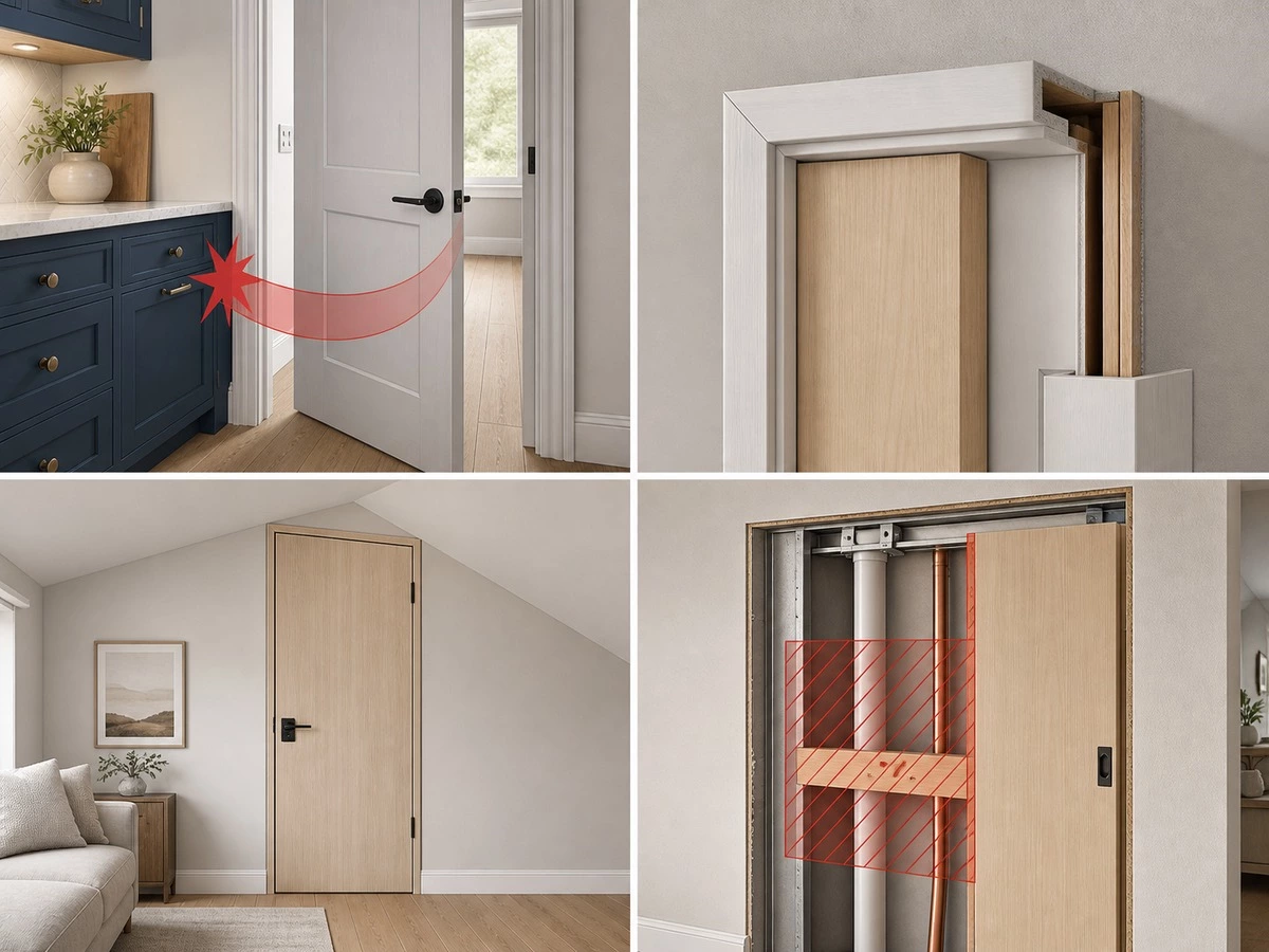 Common interior door size mistakes in opening frame swing and clearance planning