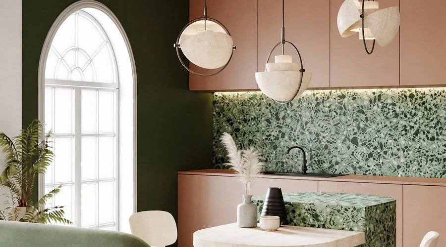 Small Pink Kitchen Cabinet Ideas