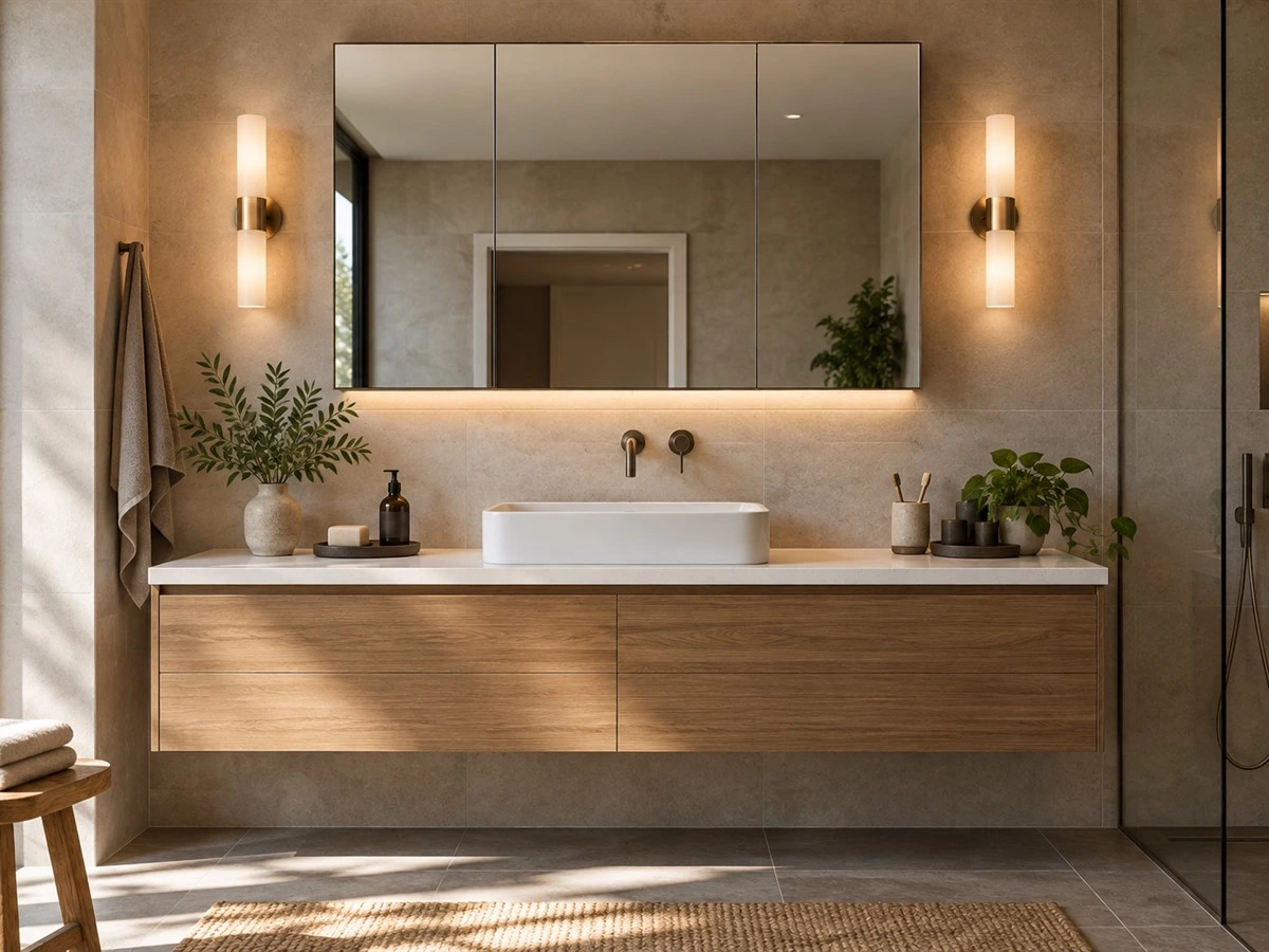 Bathroom Mirror Cabinet Dimensions: Depth, Height and Electrical Planning