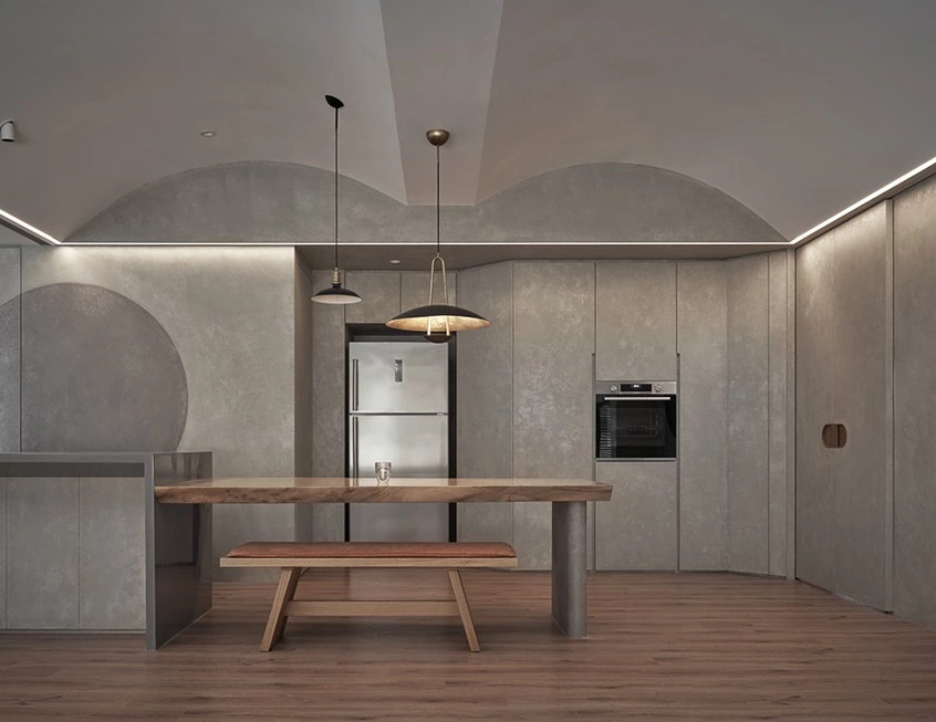 Modern Chinese Interior Design with Custom Cabinets