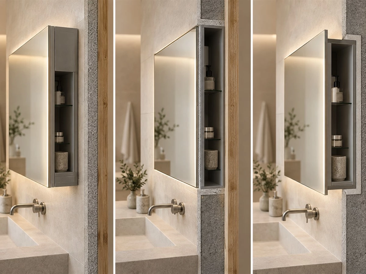 Bathroom Mirror Cabinet Dimensions: Depth, Height and Electrical Planning