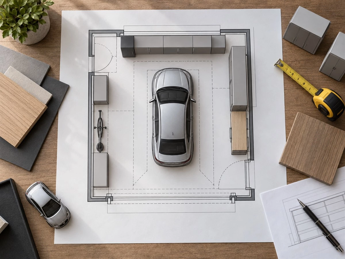Garage Storage Cabinets: Layout, Materials and Workbench Planning