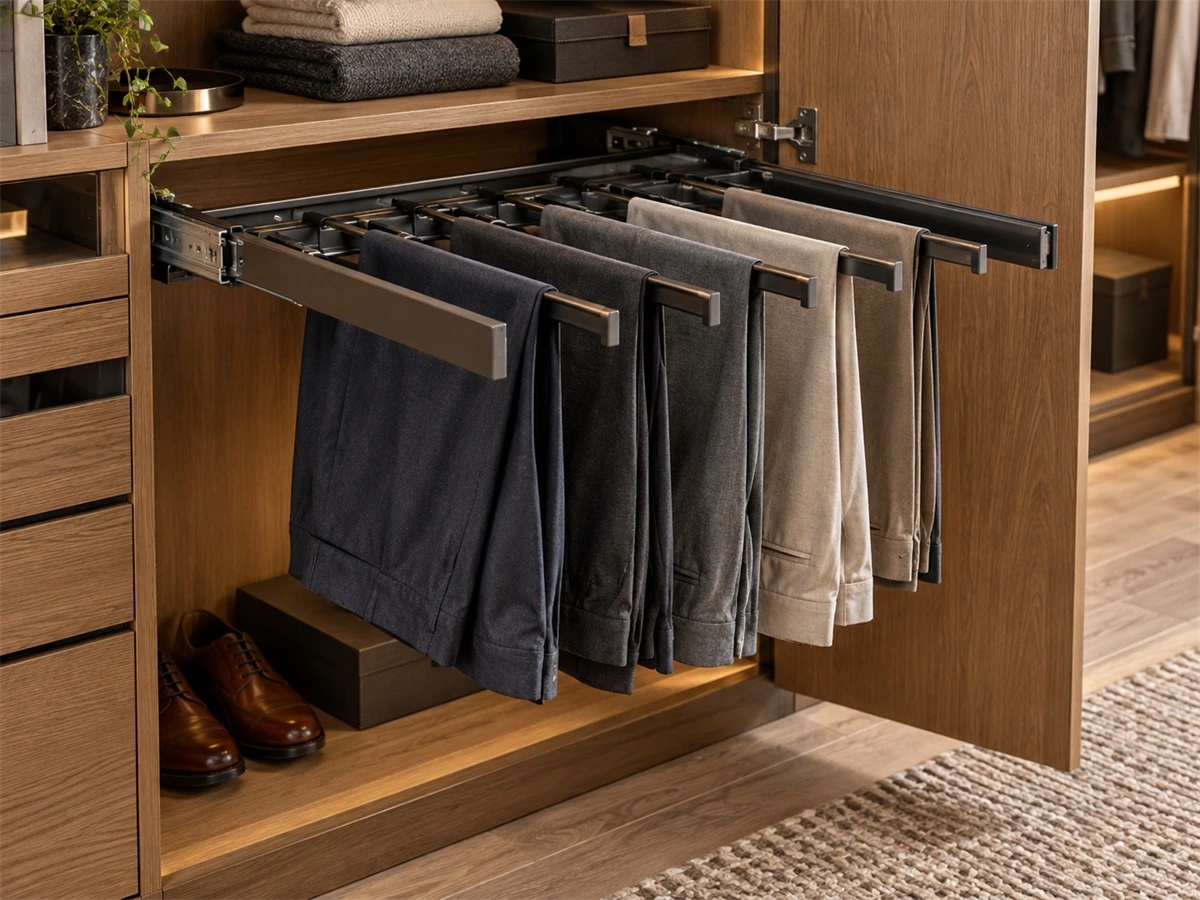 Wardrobe Accessories: 7 Options for Better Built-In Storage