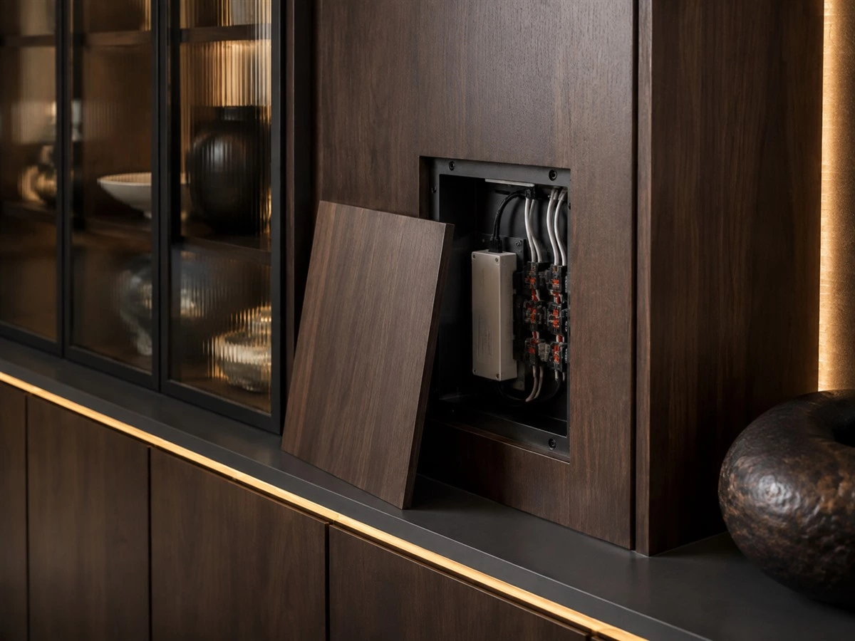 Cabinet Lighting Wiring: Driver Locations, Cable Routes and Service Access