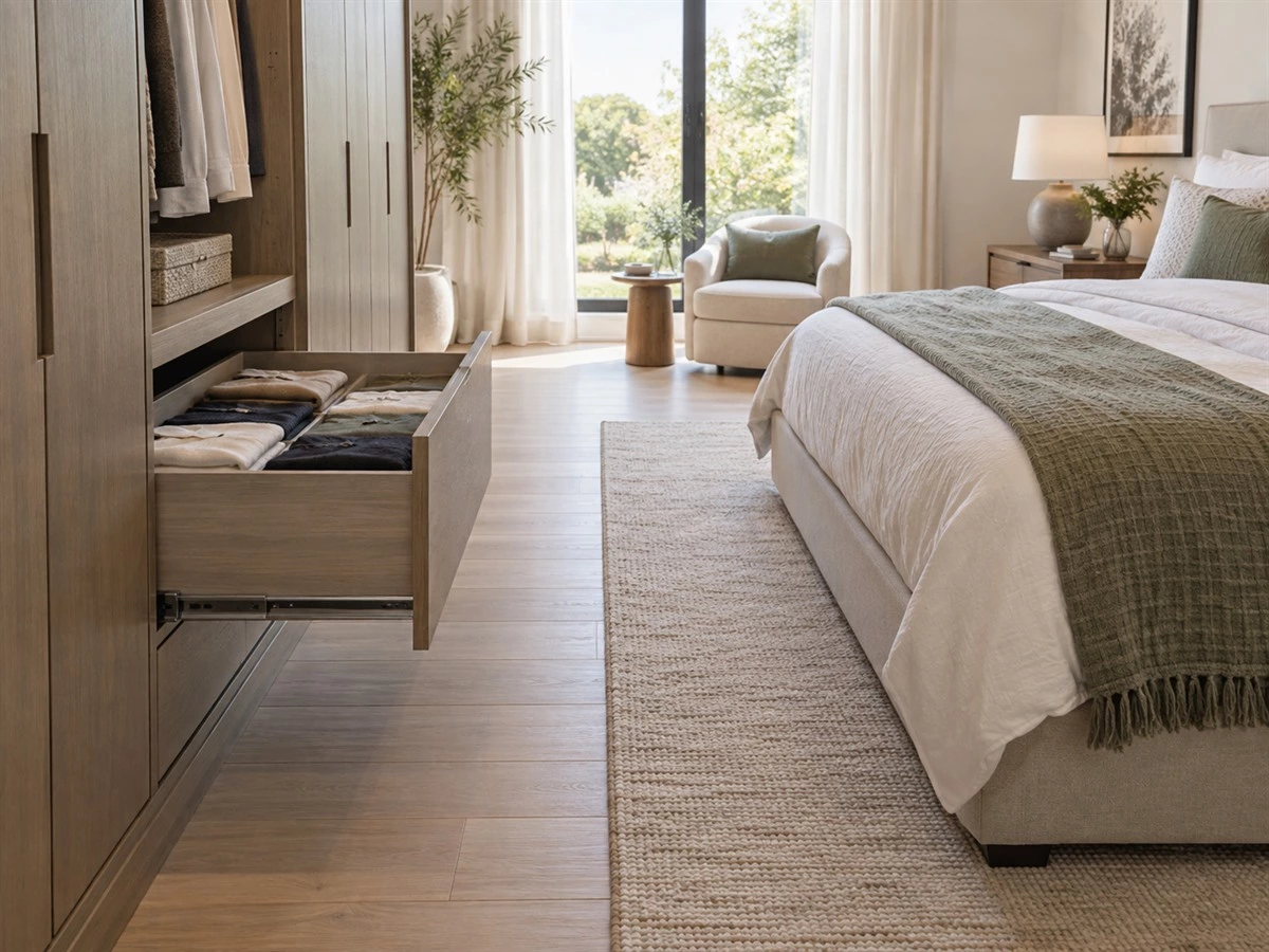 Custom Closet Drawer Dimensions: Depth, Dividers and Pull-Out Clearances
