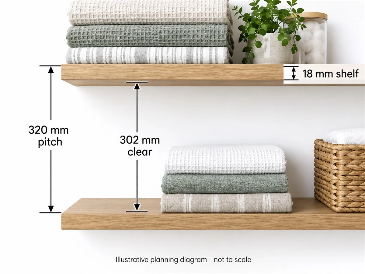 Linen Closet Dimensions: Shelf Depth, Spacing and Storage Planning