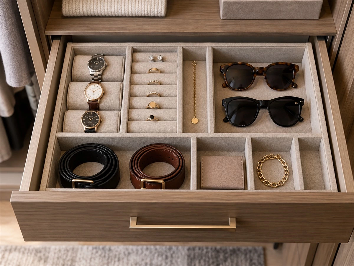 Wardrobe Accessories: 7 Options for Better Built-In Storage