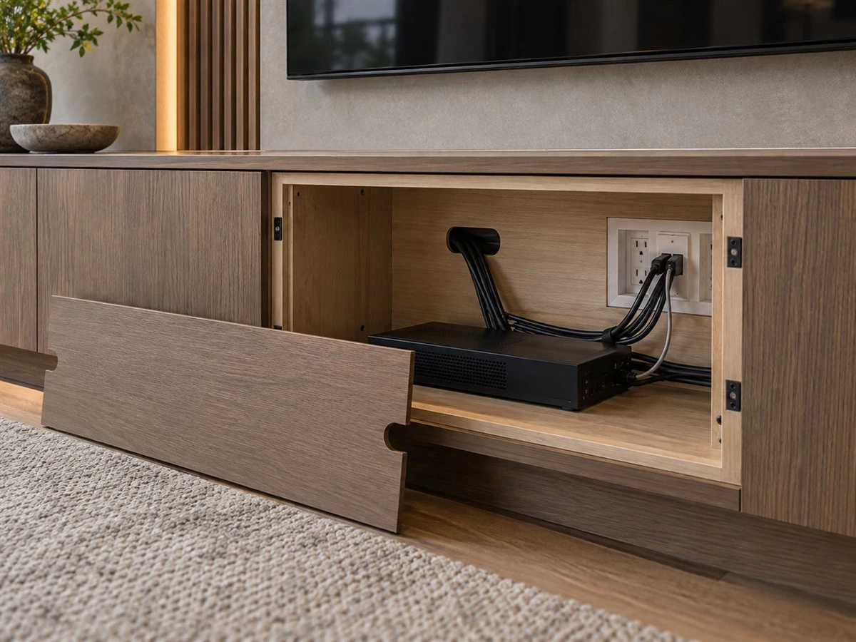 TV Wall Cabinet Ventilation: Cable Routing, Heat Clearance and Service Access
