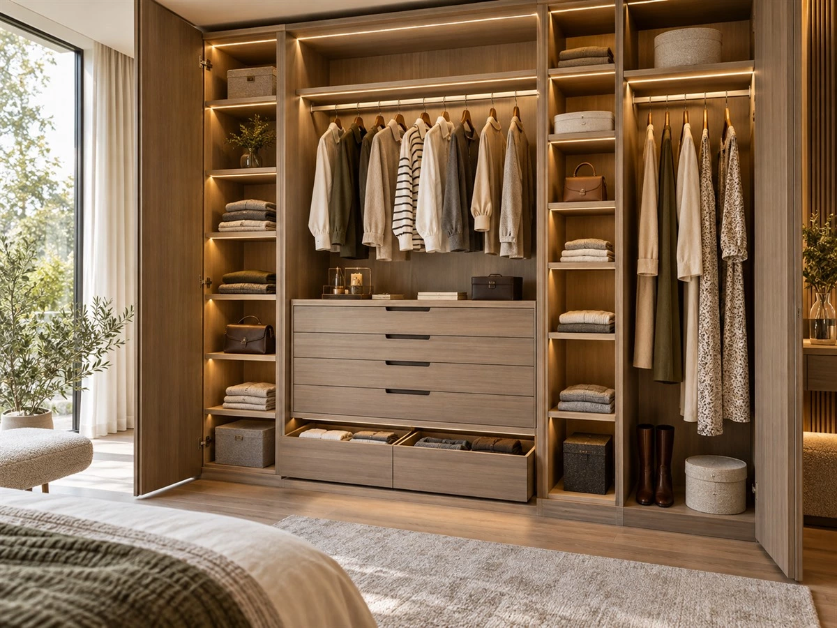 Custom Closet Drawer Dimensions: Depth, Dividers and Pull-Out Clearances