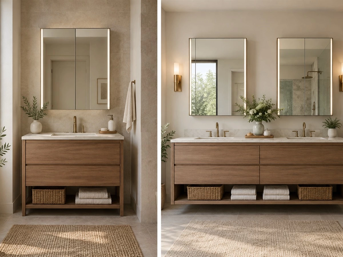 Bathroom Mirror Cabinet Dimensions: Depth, Height and Electrical Planning