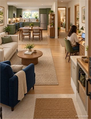 Multigenerational Home Design: Storage, Privacy and Shared Spaces