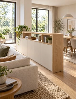 Room Divider Cabinets: Storage and Layout Ideas for Open-Plan Homes