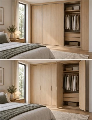 Sliding vs Hinged Wardrobe Doors: Which Works Better in Your Bedroom?