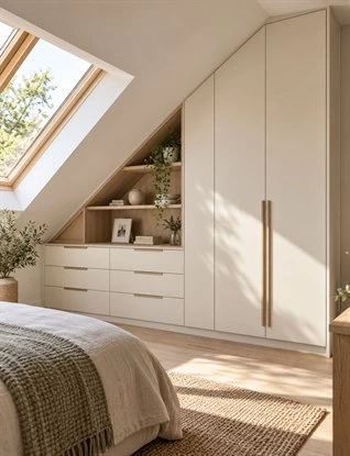 Sloped Ceiling Wardrobes: Layouts, Door Choices and Usable Storage Focus