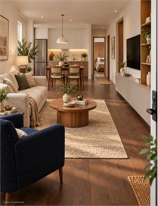 Warm Minimalist Interior Design: A Whole-Home Cabinetry Guide