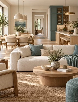 Whole House Color Scheme: Connecting Cabinets, Doors and Living Spaces