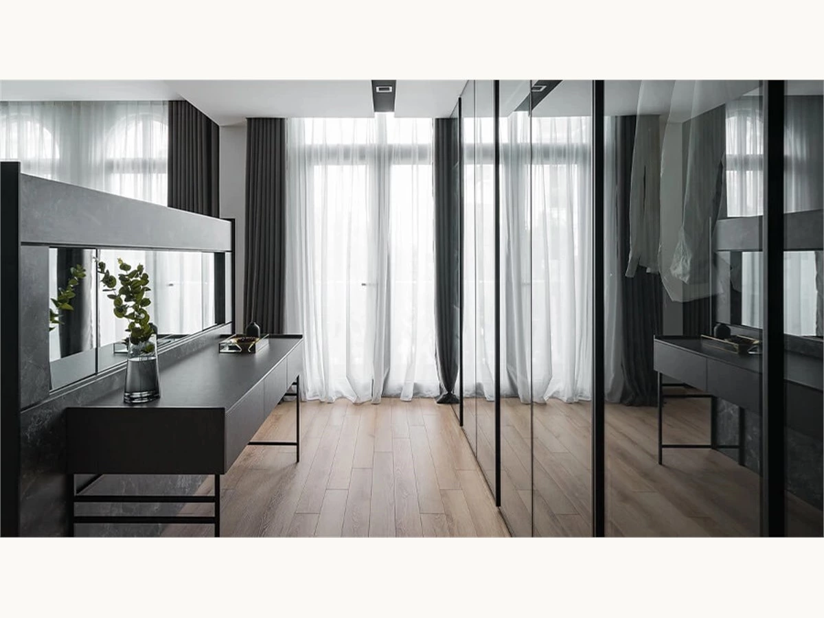 Built-In Dressing Table: Wardrobe Layouts, Lighting and Storage