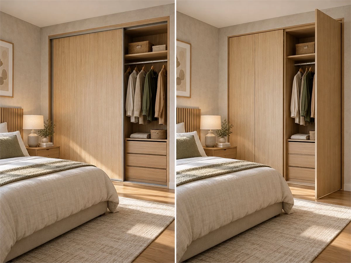 Sliding vs Hinged Wardrobe Doors: Which Works Better in Your Bedroom?