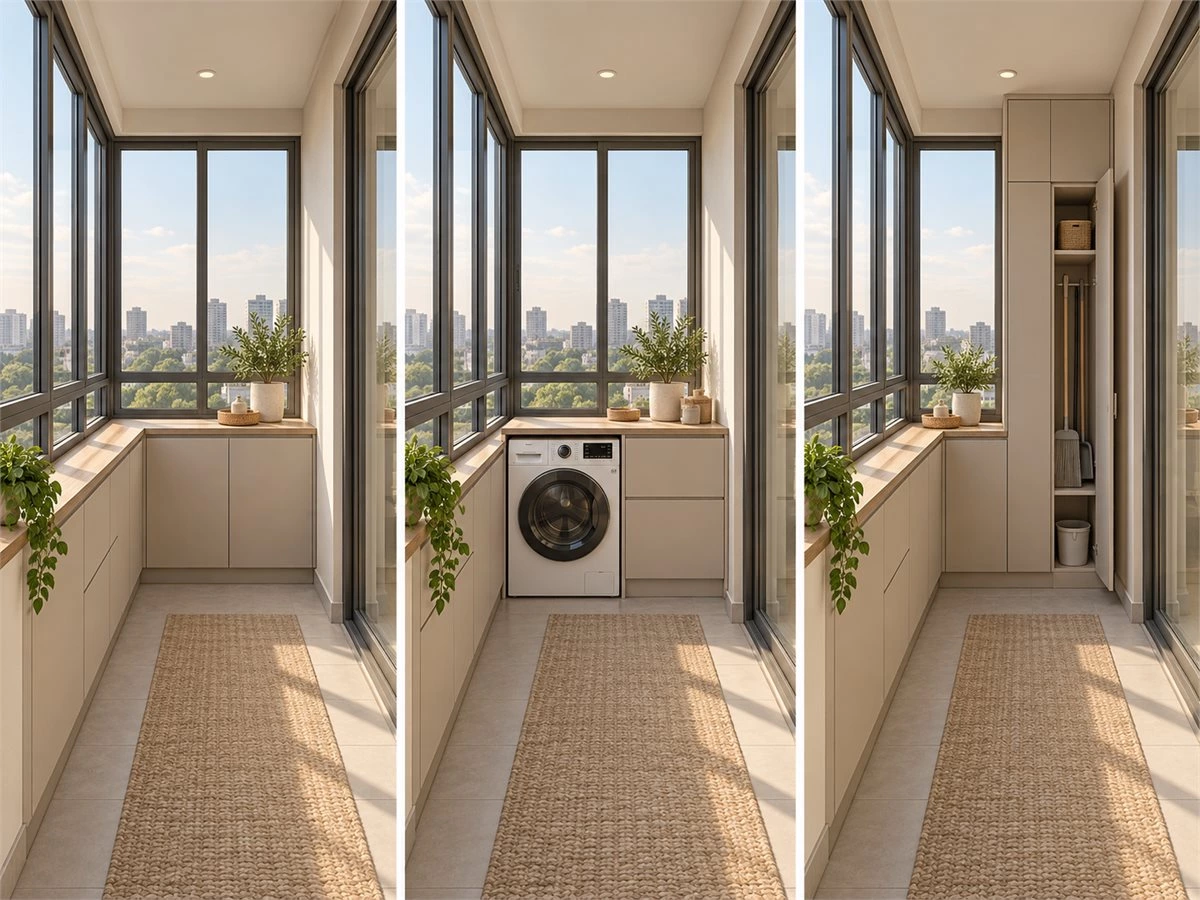 Balcony Storage Cabinets: Laundry, Utility and Everyday Organization