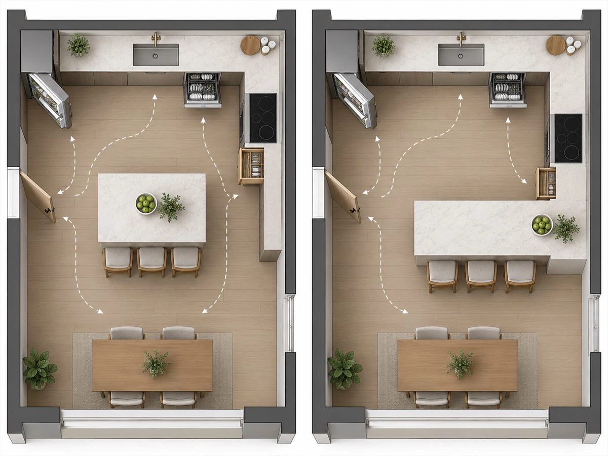 Kitchen Island vs Peninsula: Which Layout Fits Your Home?