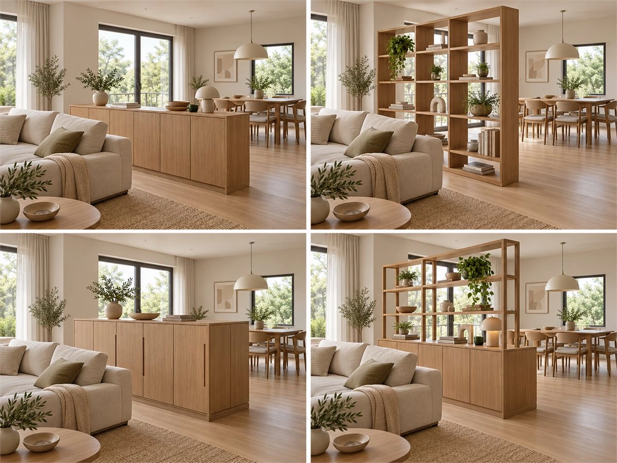 Room Divider Cabinets: Storage and Layout Ideas for Open-Plan Homes