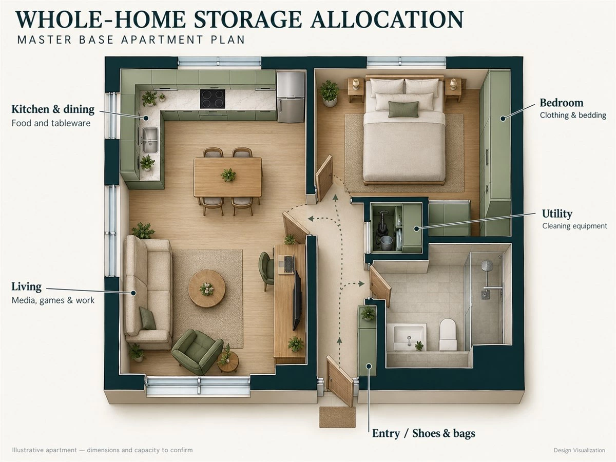 Built-Ins for Small Spaces: A Whole-Home Storage Plan