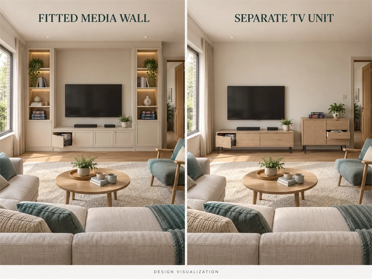 Built-In vs Freestanding Furniture: A Whole-Home Planning Guide