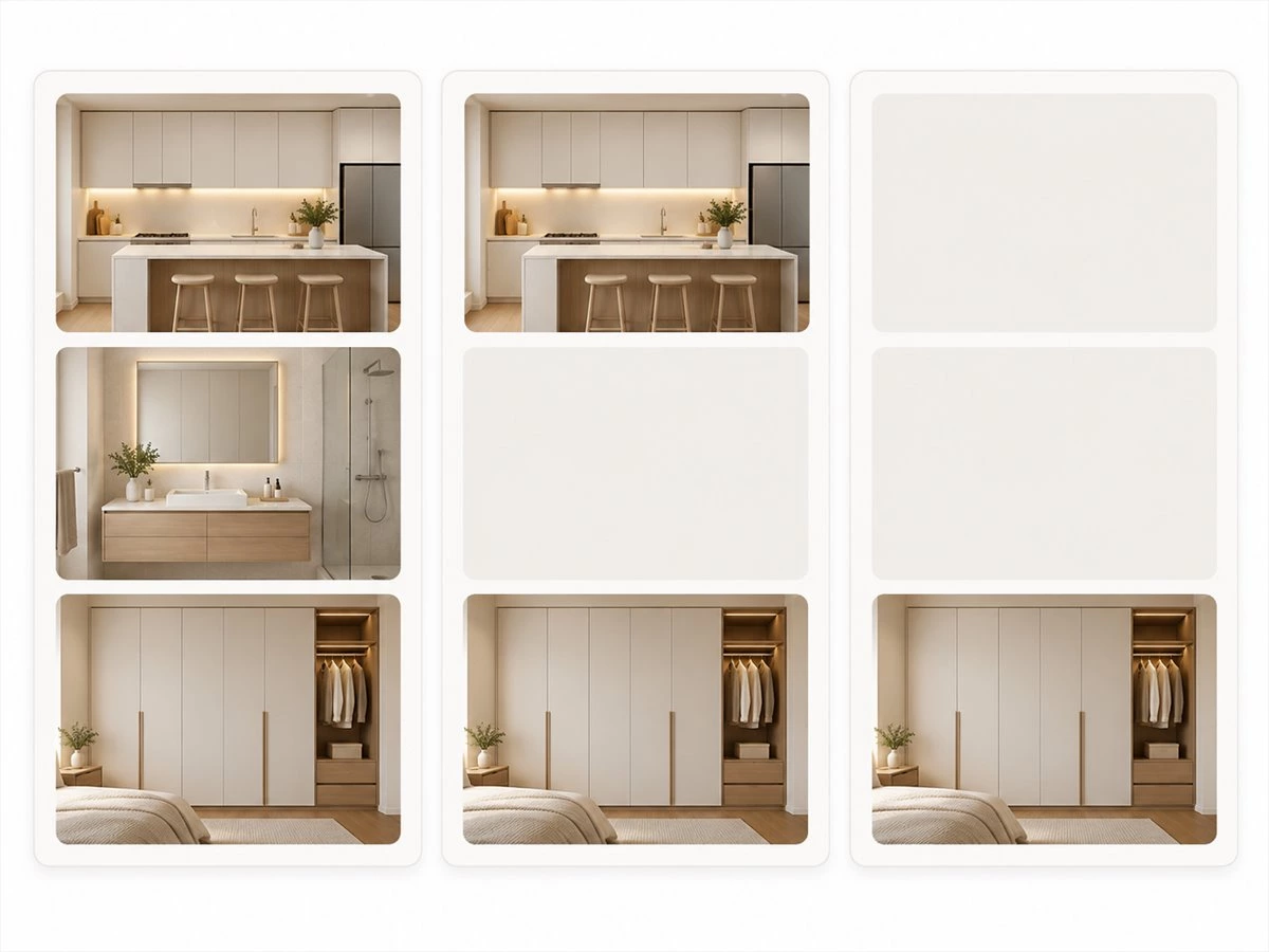 Multifamily Cabinet Packages: Coordinating Kitchens, Vanities and Wardrobes