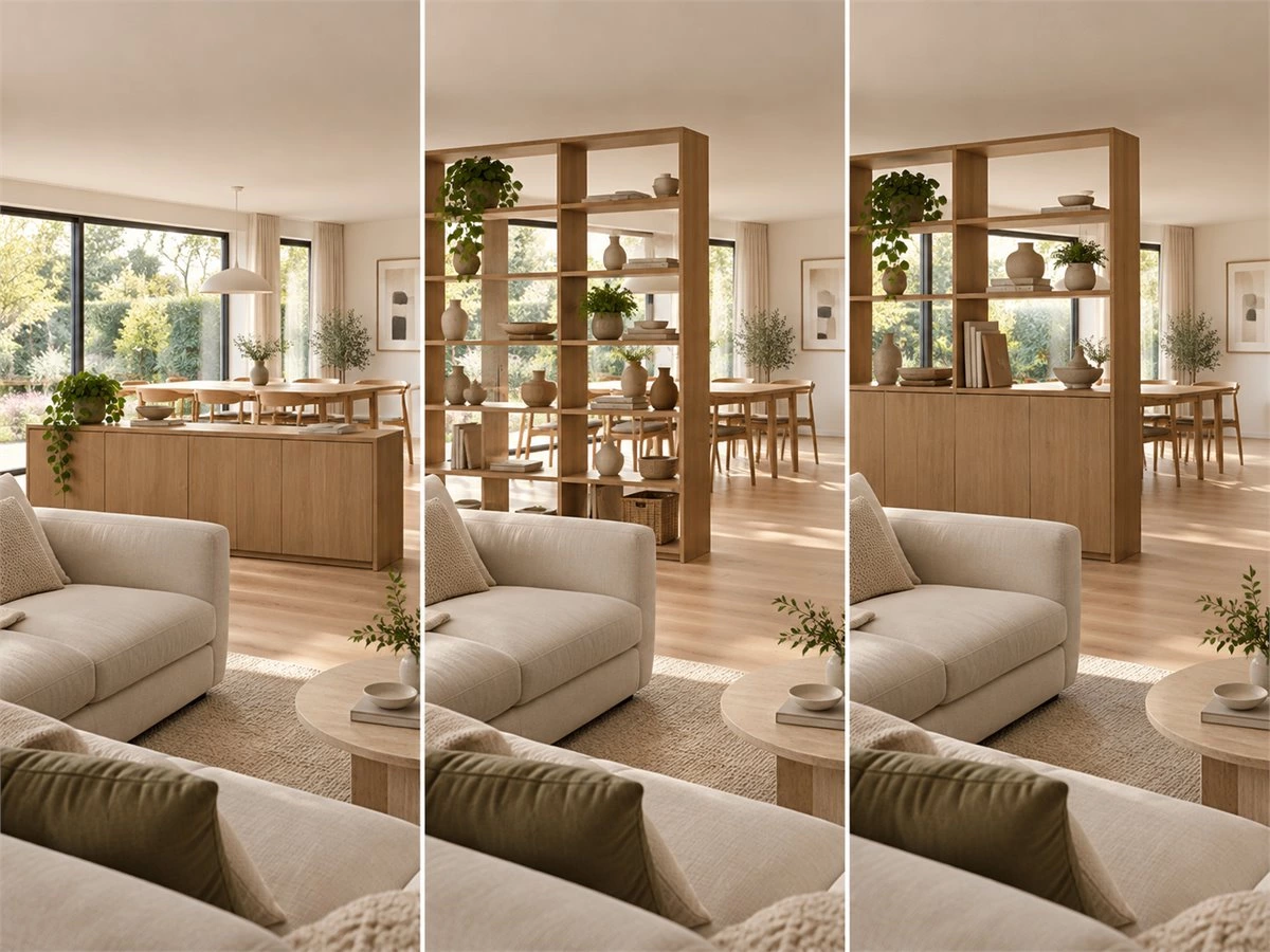 Room Divider Cabinets: Storage and Layout Ideas for Open-Plan Homes