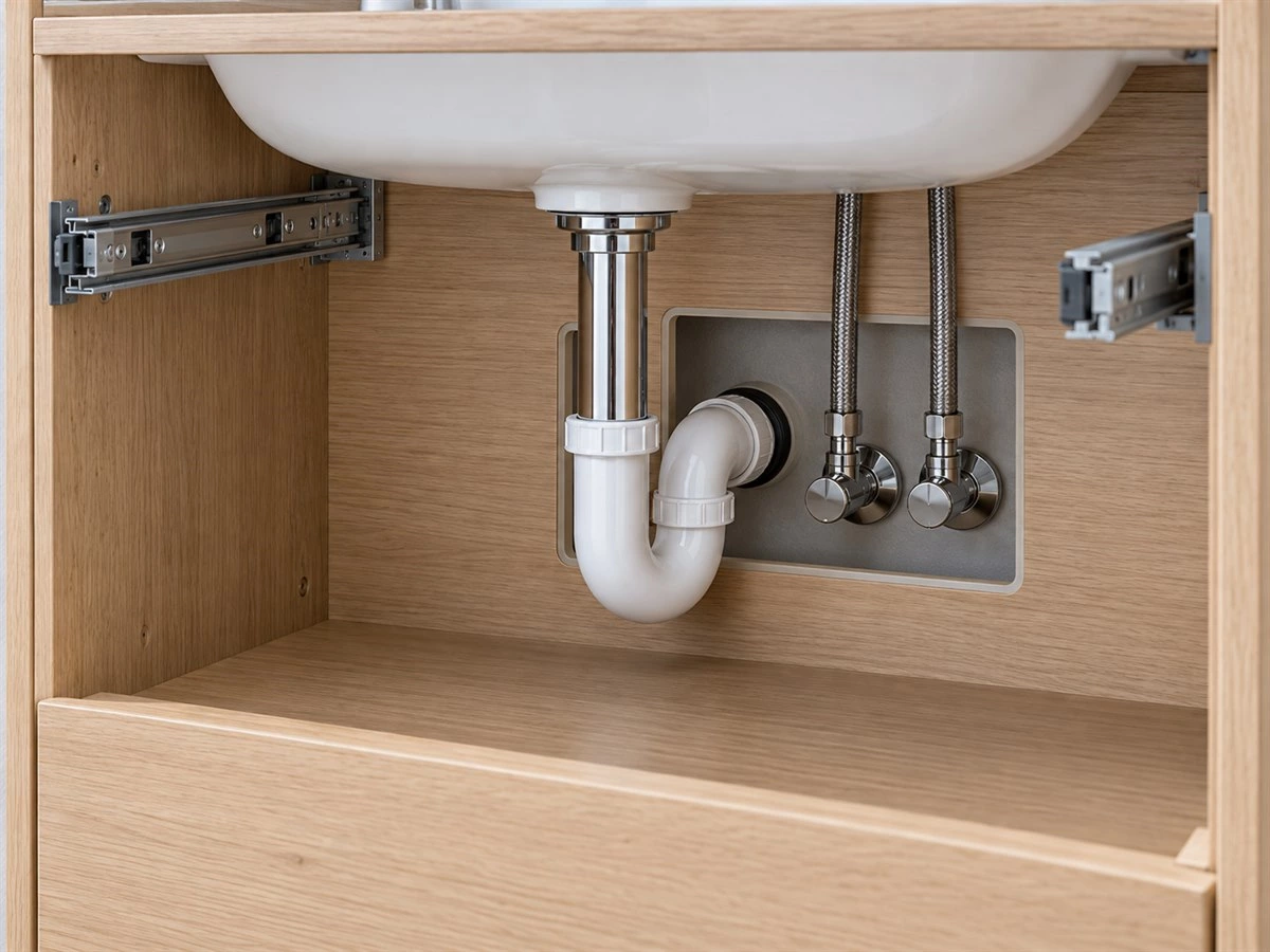 Bathroom Vanity Plumbing Layout: Drawers, Pipe Clearances and Service Access
