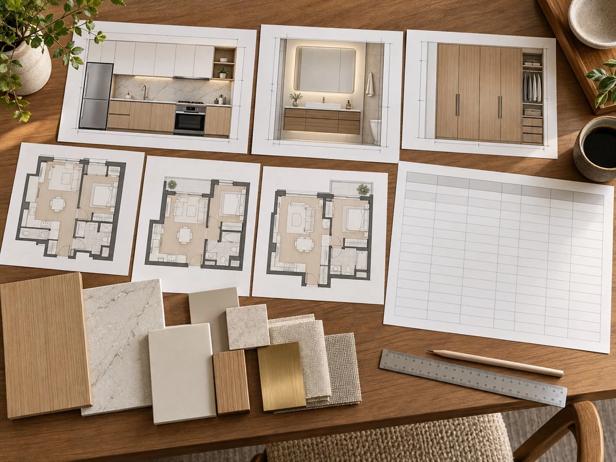 Multifamily Cabinet Packages: Coordinating Kitchens, Vanities and Wardrobes