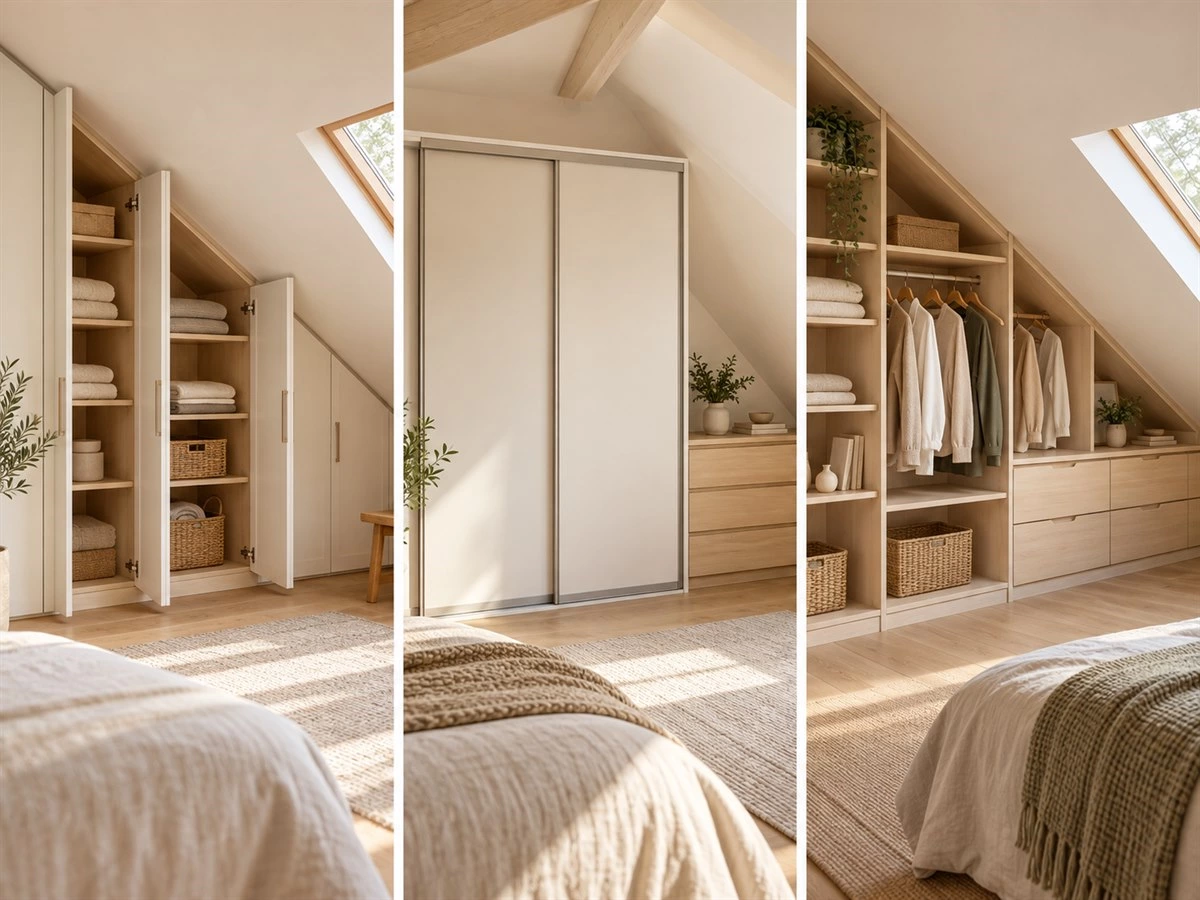 Sloped Ceiling Wardrobes: Layouts, Door Choices and Usable Storage Focus