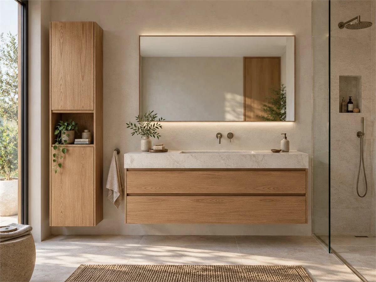 Tall Bathroom Storage Cabinets: Towels, Toiletries and Vanity Coordination