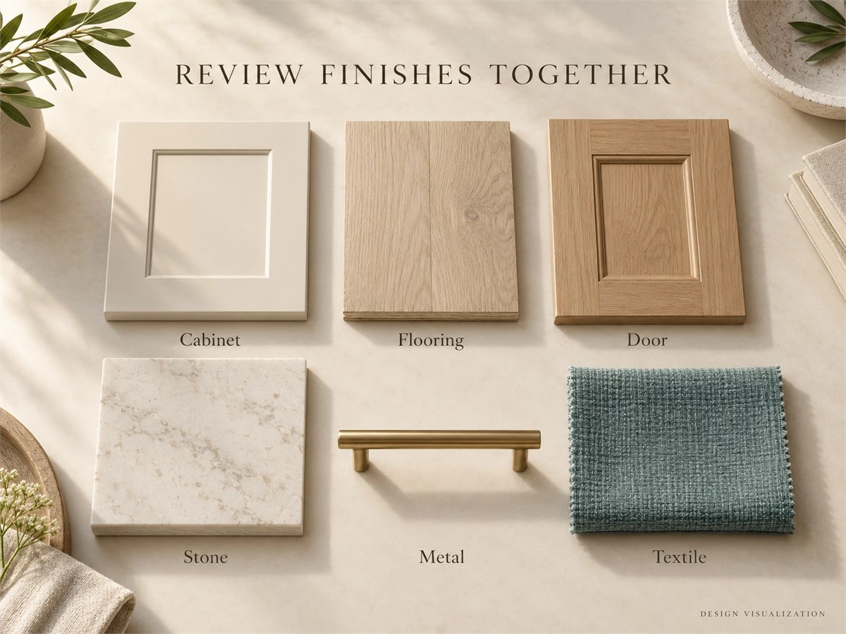 Whole House Color Scheme: Connecting Cabinets, Doors and Living Spaces